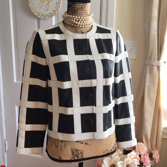 CARLISLE • Gorgeous HIGHRISE Leather Jacket $1395 Retail - Picture 6 of 16